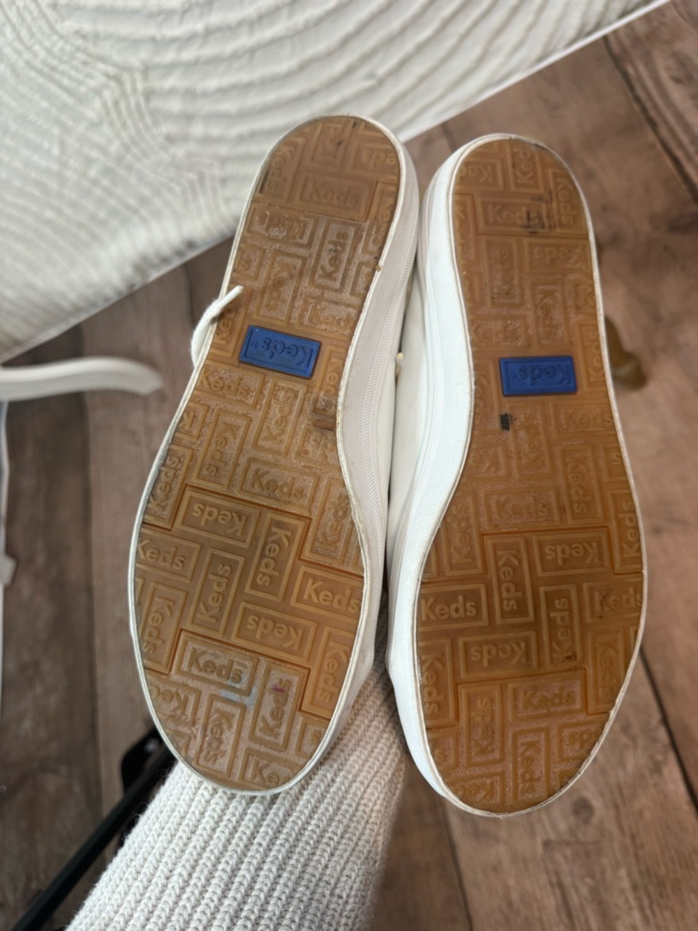 Keds White Women's Low-Top Lace-Up Sneakers - Picture 3 of 8